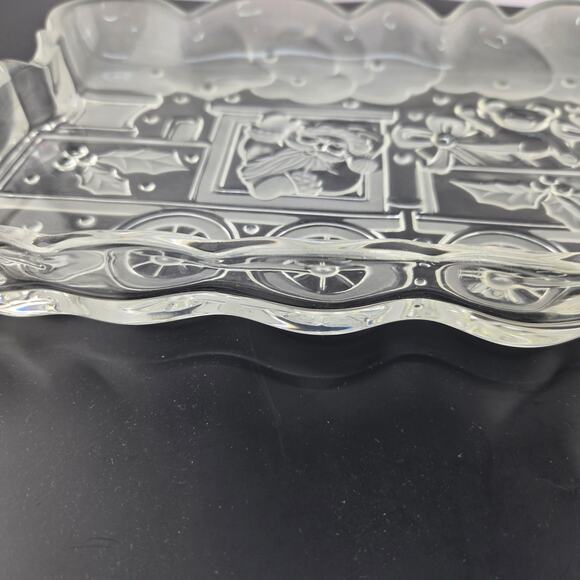 Holiday Traditions Collection North Pole Tray by Gorham Crystal - Picture 5 of 7